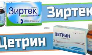 Цетрин или Зиртек?