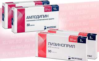 Амлодипин или Лизиноприл?
