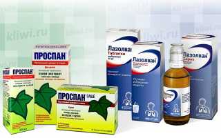 Что лучше: Проспан или Лазолван?
