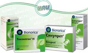 Синупрет или Тонзилгон?