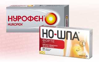 Нурофен или Но-Шпа