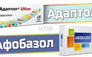 Адаптол или Афобазол — что лучше?