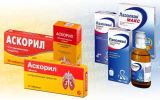 Аскорил или Лазолван — что лучше?