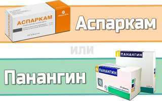 Панангин или Аспаркам — что лучше?