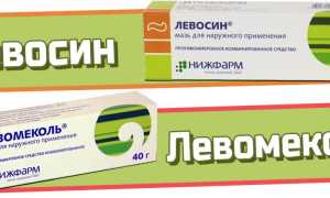 Левосин и Левомеколь — в чем разница?