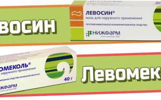Левосин и Левомеколь — в чем разница?