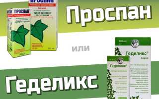 Проспан или Геделикс — что лучше?