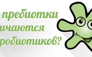 Чем отличаются пребиотики от пробиотиков?