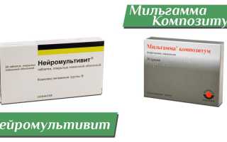 Мильгамма или Нейромультивит?