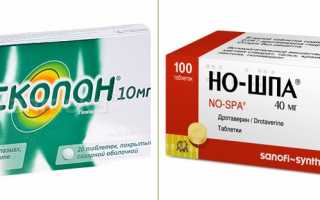 Бускопан или Но-шпа?