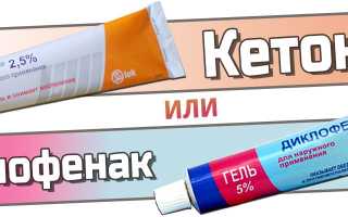 Кетонал или Диклофенак гель, мазь и крем — что лучше?