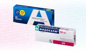 Мидокалм или Амелотекс