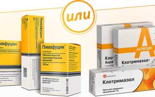 Пимафуцин или Клотримазол — что лучше?