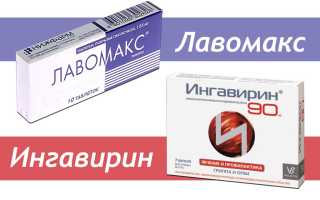 Ингавирин или Лавомакс?